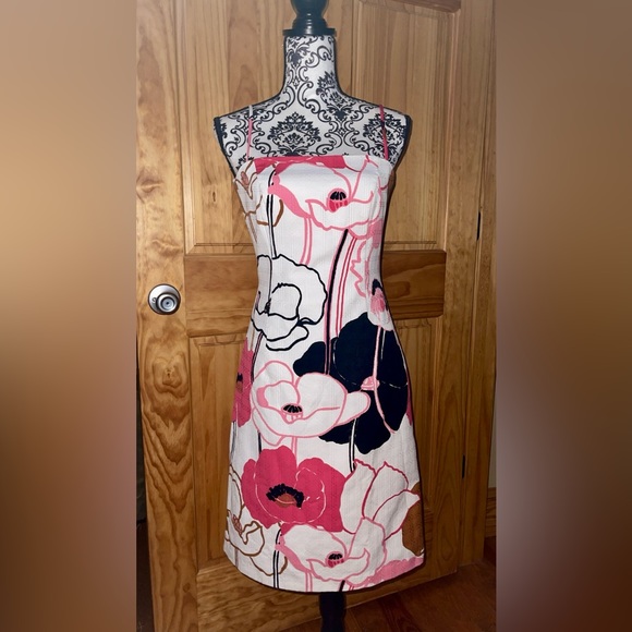 Milly of New York strapless/spaghetti strap orchid print sundress - Picture 5 of 5